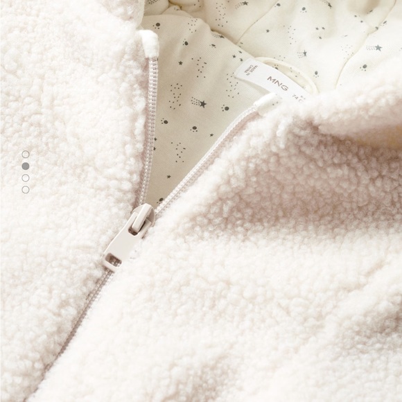 Rylee + Cru inspired Sherpa Hooded Jumpsuit from Mango - Picture 2 of 4